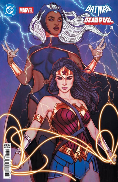DC/MARVEL: BATMAN/DEADPOOL #1 : Jenny Frison Wonder Woman/Storm Cover H   (2025)