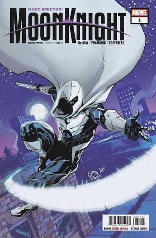 MARC SPECTOR: MOON KNIGHT #1 : 2nd Printing Ryan Stegman  (2026)