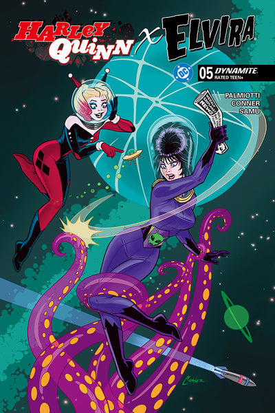 HARLEY QUINN X ELVIRA #5 : Amanda Conner Tentacles cover A   (2026)