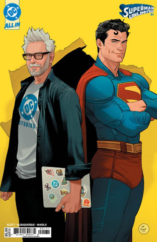SUPERMAN UNLIMITED #1 : Dan Mora James Gunn Cameo Cover G (2025)