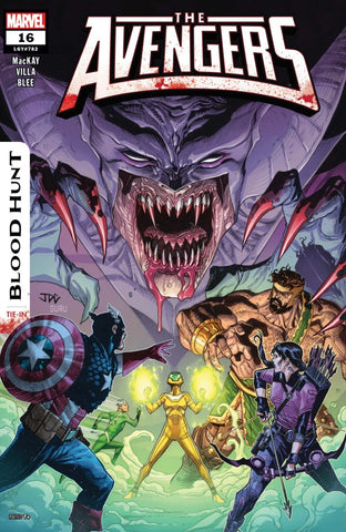 AVENGERS #16 : Joshua Cassara Cover A (Blood Hunt) (2024)