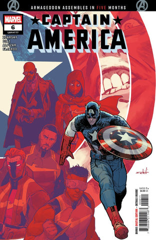 CAPTAIN AMERICA #6 : Ben Harvey Cover A   (2025)