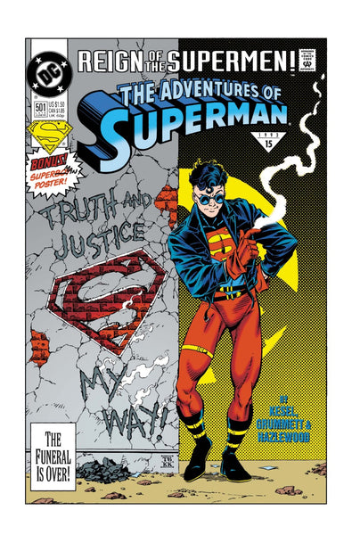 Adventures of Superman #501 Facsimile Edition 2026   (On Sale October 2026)