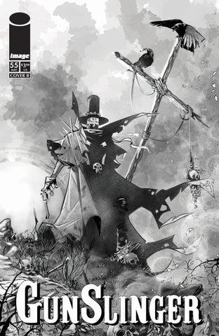 GUNSLINGER SPAWN #55 : Ig Guara B&W cover B   (2026)