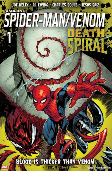 Amazing Spider-Man / Venom: Death Spiral #1  (On Sale March 2026)
