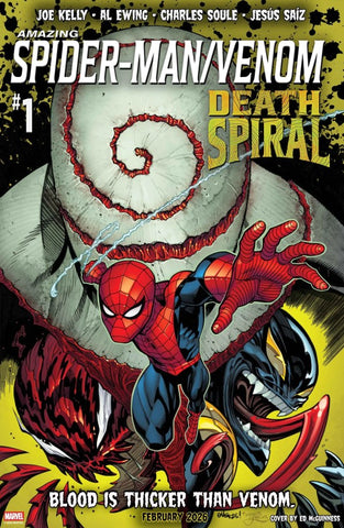 Amazing Spider-Man / Venom: Death Spiral #1  (On Sale March 2026)