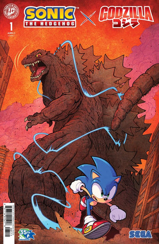 Sonic the Hedgehog x Godzilla #1   (On Sale Late-July 2026)