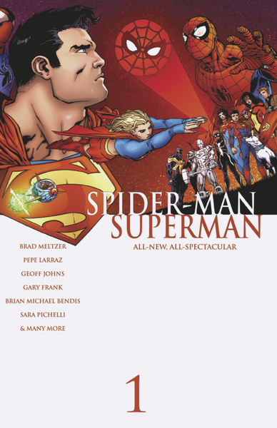 MARVEL/DC: SPIDER-MAN / SUPERMAN #1 : 1:25 Giuseppe Camuncoli Homage Wraparound Variant  (2026)