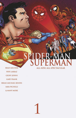 MARVEL/DC: SPIDER-MAN / SUPERMAN #1 : 1:25 Giuseppe Camuncoli Homage Wraparound Variant  (2026)