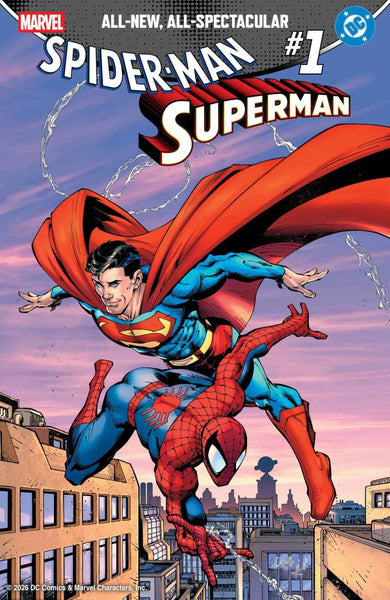 Marvel / DC: Spider-Man / Superman #1 Greg Capullo Variant  (On Sale Mid-April 2026)