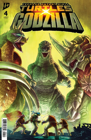 Teenage Mutant Ninja Turtles x Godzilla #4  (On Sale March 2026)