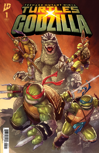 TMNT X GODZILLA #1 : Fero Pe Cover A   (2025)