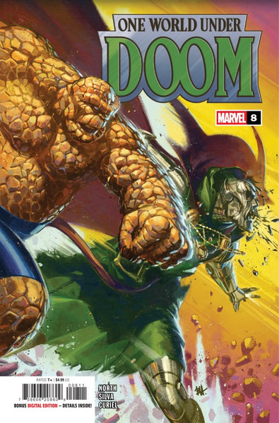 ONE WORLD UNDER DOOM #8 : Ben Harvey Cover A   (2025)