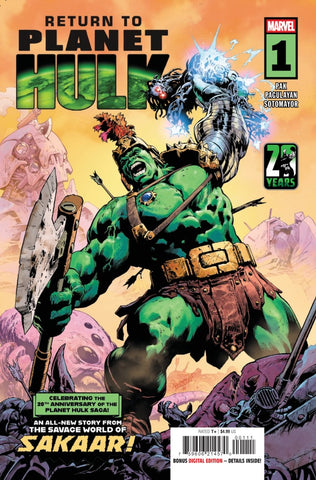 RETURN TO PLANET HULK #1 : Carlo Pagulayan Cover A   (2025)