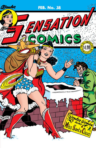 SENSATION COMICS (1942 SERIES) #38 : 2026 Facsimile Edition (Harry G. Peter Cover A) (2025)