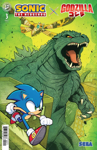 SONIC THE HEDGEHOG X GODZILLA #3 : Jack Lawrence Cover A   (2026)