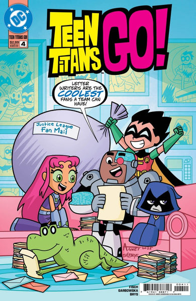 TEEN TITANS GO #4 : Agnes Garbowska Cover A   (2025)