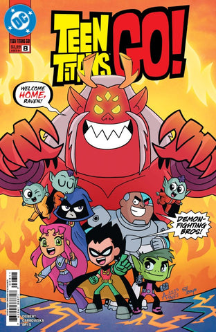 TEEN TITANS GO #8 : Agnes Garbowska Cover A   (2025)