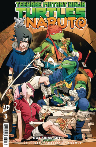 Teenage Mutant Ninja Turtles x Naruto #3 : Jorge Jimenez Cover A (2025)