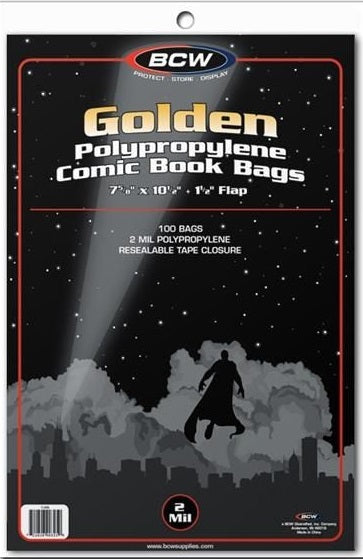 BCW Golden Age Comic Bags