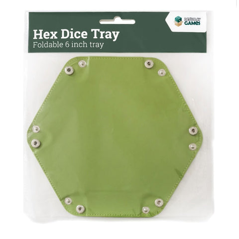 LPG Hex Dice Tray 6" - Green