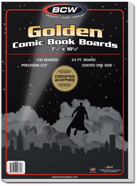 BCW Golden Age Comic Backing Boards