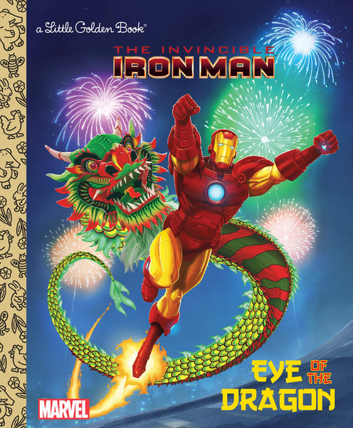 The Invincible Iron - Man Eye of the Dragon- Little Golden Book