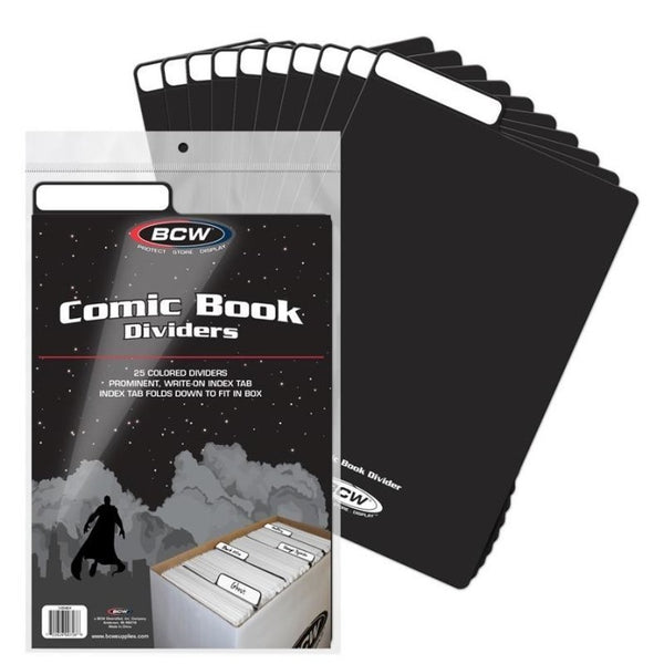 BCW Comic Divider - Black (Pack of 25)