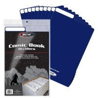 BCW Comic Divider - Blue (Pack of 25)